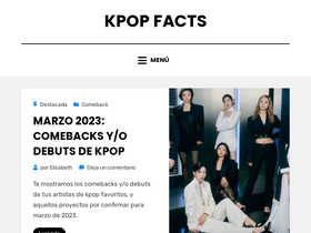 'kpopfacts.com' screenshot