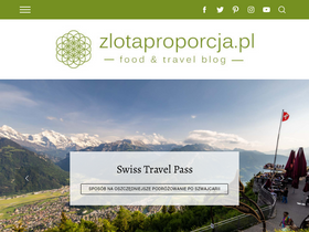'zlotaproporcja.pl' screenshot
