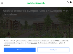 'architectenweb.nl' screenshot