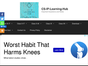 'csiplearninghub.com' screenshot