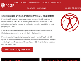 'posersoftware.com' screenshot