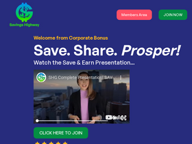 'savingshighwayglobal.com' screenshot