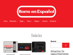 'romsespanol.com' screenshot