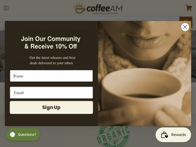 'coffeeam.com' screenshot