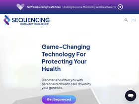 'sequencing.com' screenshot