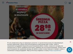 'dominospizza.pl' screenshot
