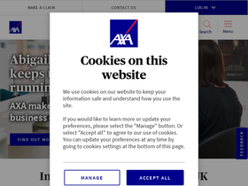 'axa.co.uk' screenshot