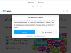 'app2brain.com' screenshot