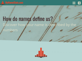 'mynamestats.com' screenshot