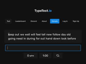 'typetest.io' screenshot