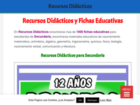 'recursosdidacticos.org' screenshot