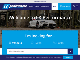 'lkperformance.co.uk' screenshot