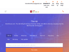 'khotrithucso.com' screenshot