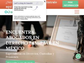 'divorciofacil.mx' screenshot