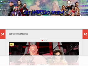 'kbwrestlingreviews.com' screenshot