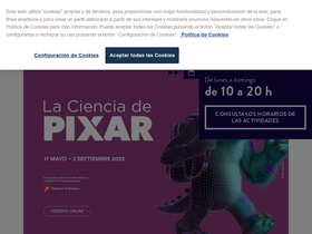 'cosmocaixa.org' screenshot
