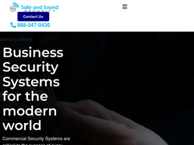 'getsafeandsound.com' screenshot