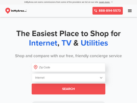 'inmyarea.com' screenshot