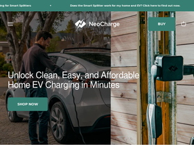 neocharge.io homepage screenshot