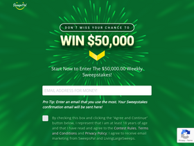 'sweepspal.com' screenshot