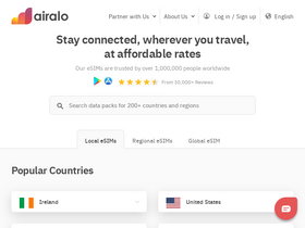 'airalo.com' screenshot