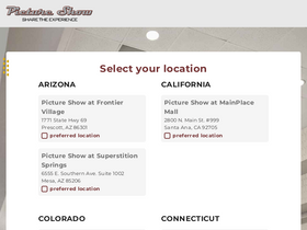 'pictureshowent.com' screenshot