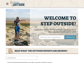'stepoutside.org' screenshot