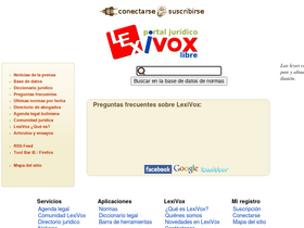 'lexivox.org' screenshot