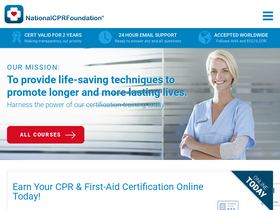 'nationalcprfoundation.com' screenshot