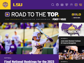 'lsusports.net' screenshot