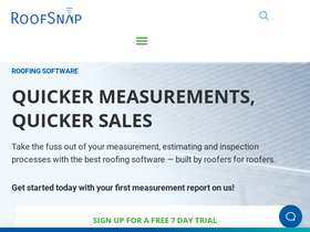 'roofsnap.com' screenshot