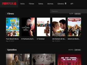 'pobreflix.io' screenshot