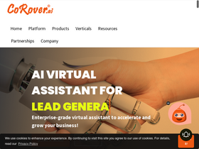 'corover.ai' screenshot