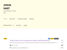 'ayronmart.com' screenshot