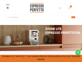 'espressoperfetto.com' screenshot