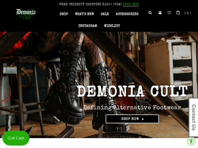 'demoniacult.com' screenshot