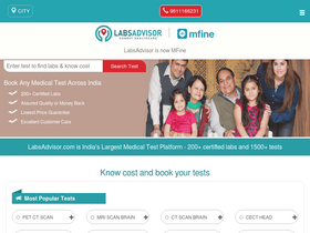 'labsadvisor.com' screenshot