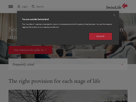 'swisslife.ch' screenshot