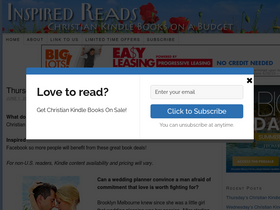 'inspiredreads.com' screenshot