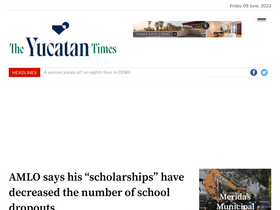 'theyucatantimes.com' screenshot