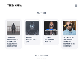 'yeezymafia.com' screenshot