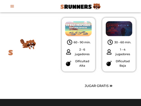 'srunners.com' screenshot