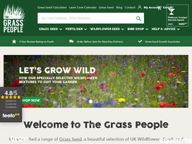 'thegrasspeople.com' screenshot