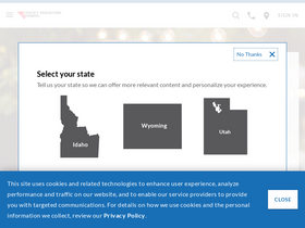 'rockymountainpower.net' screenshot
