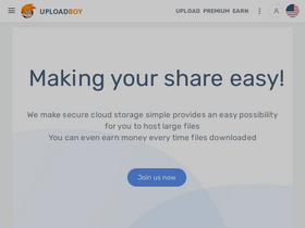 'uploadboy.me' screenshot