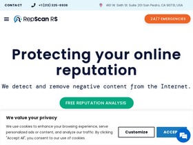 'repscan.com' screenshot