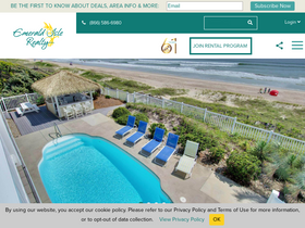 'emeraldislerealty.com' screenshot