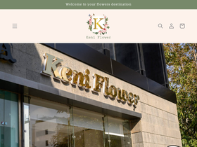 keniflower.com homepage screenshot