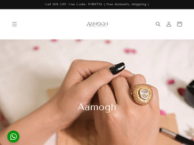 aamogh.co.in homepage screenshot