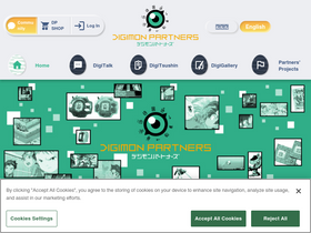'digimon-partners.net' screenshot